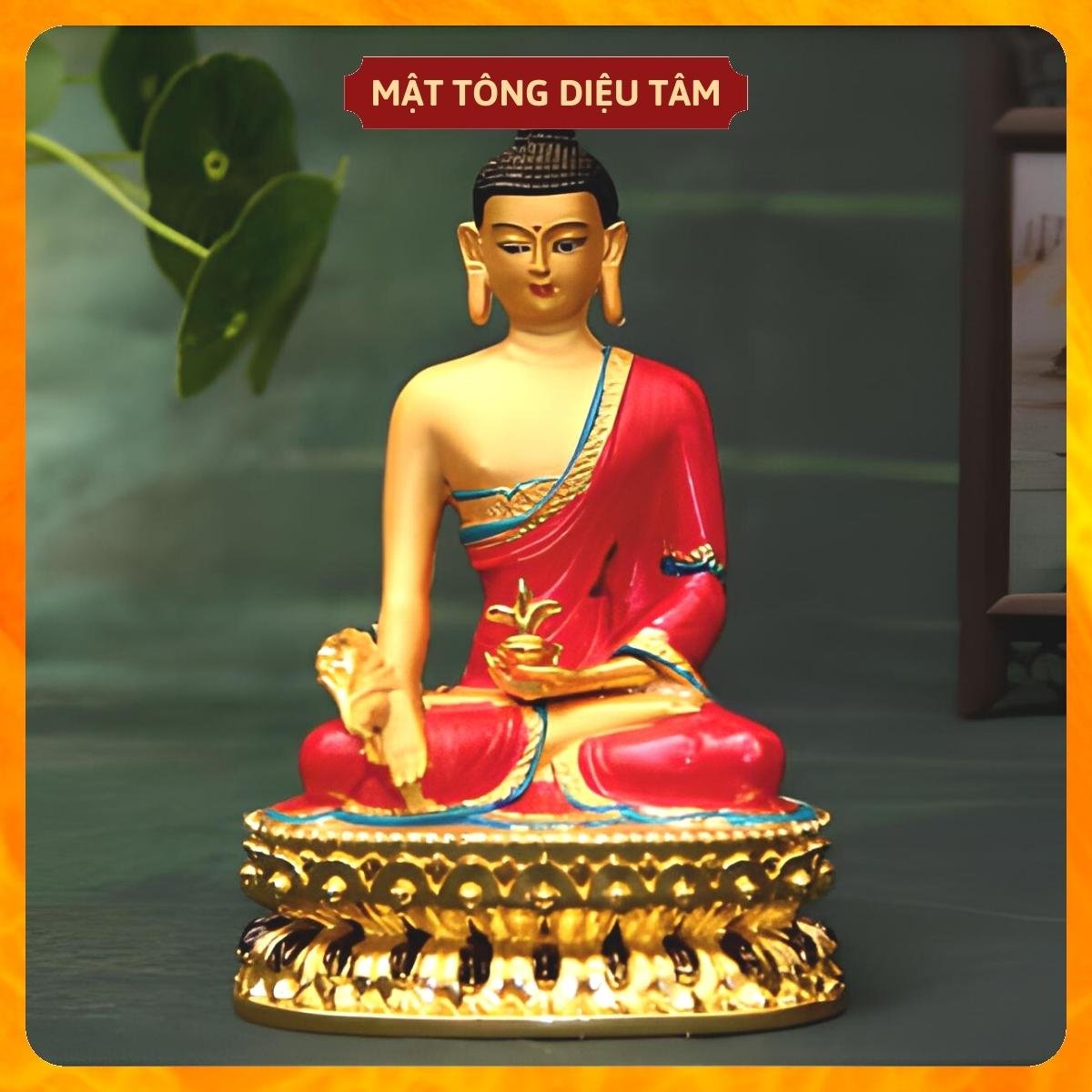 Tượng phật dược sư thờ cúng mật tông Tây Tạng , tượng phật để ô tô