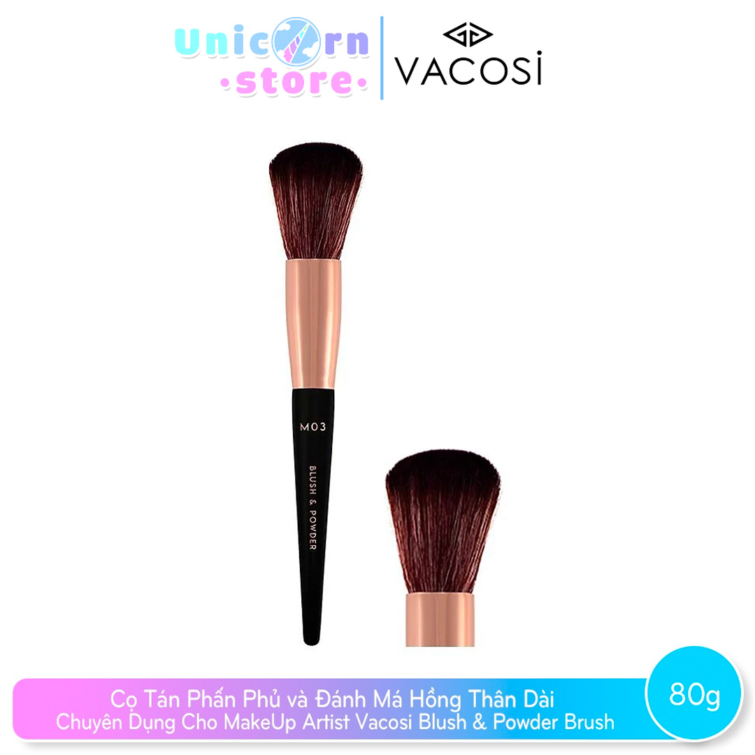 Cọ má hồng & phủ, đầu tròn VACOSI - M03