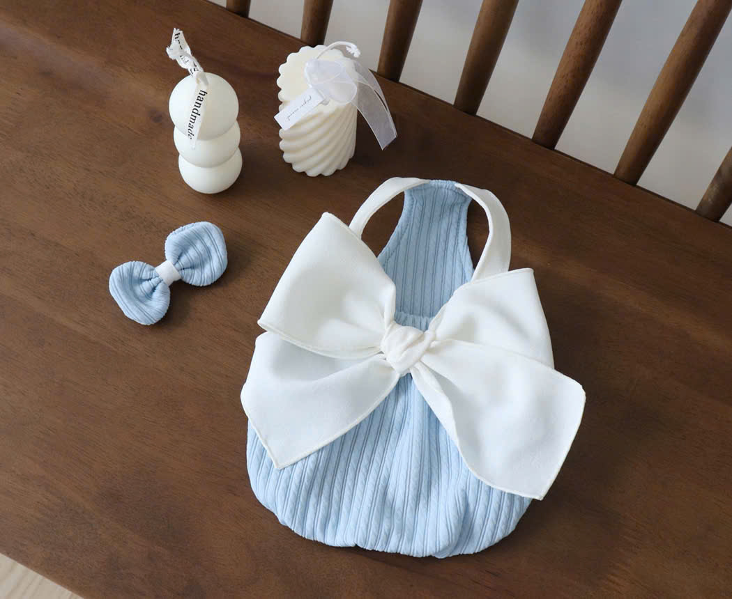 VÁY XANH DƯƠNG NƠ XINH TỪ 1-7KG DÀNH CHO CHÓ MÈO