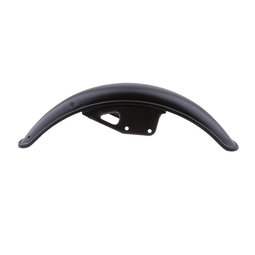 Motorcycle Front Mudguard Guard Metal Steel for for Suzuki GN125 Black