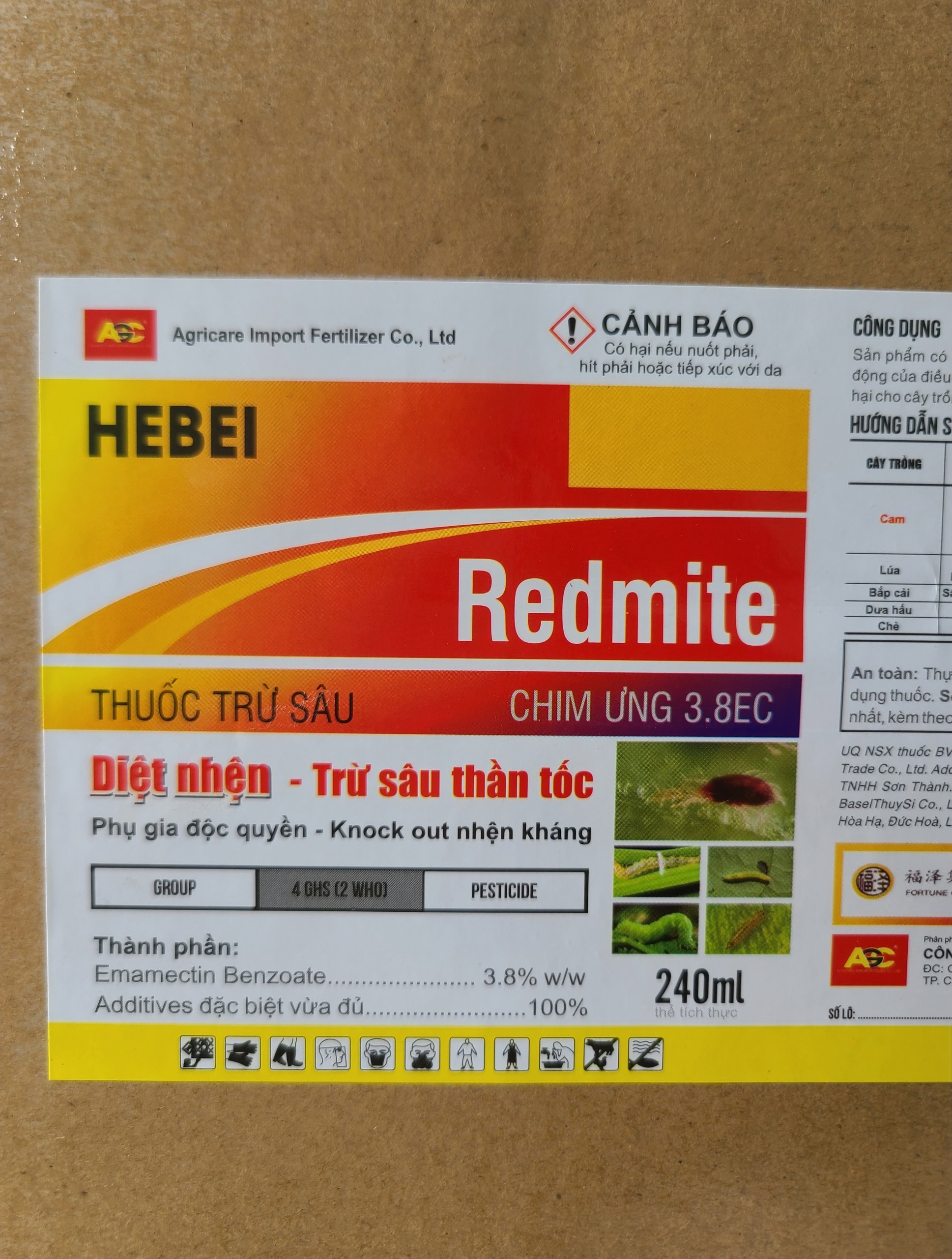 TIÊU SÂU DIỆT NHỆN THẦN TỐC REDMITE Chế phẩm diệt côn trùng thế hệ mới PHỤ GIA ĐẶC BIỆT, ĐỘC QUYỀN