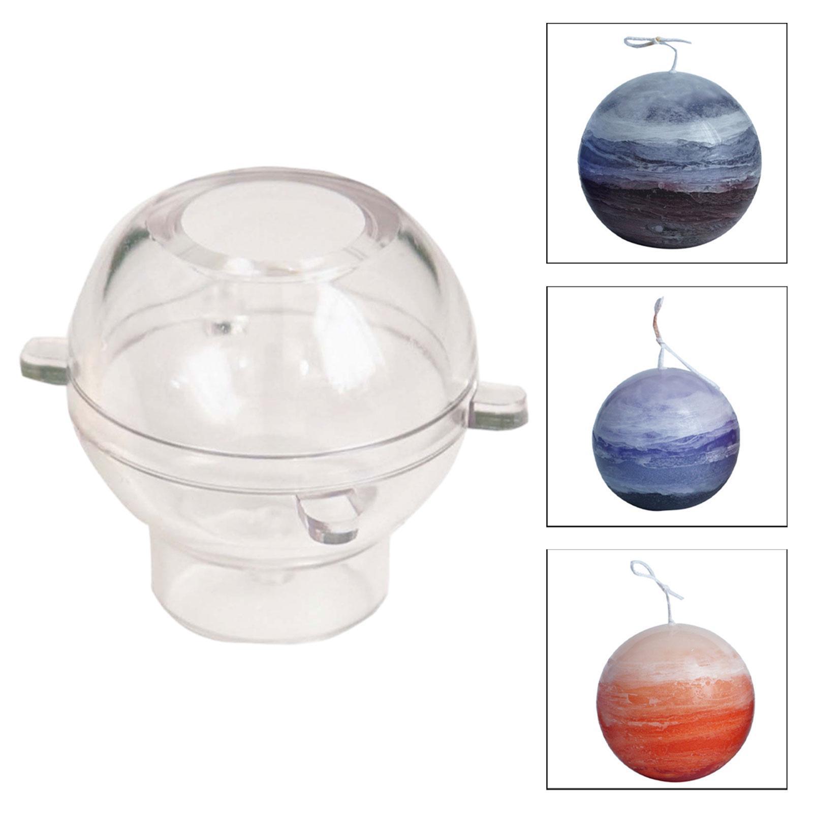 Sphere ,Candle Making  Model,Soap Crafts Table Ornament Epoxy Resin Casting Round Ball Orbs Model for Plaster, Valentine's Day