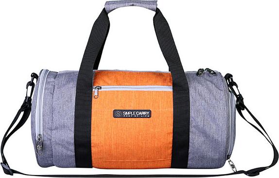 Túi đeo Gym bag small Grey/Orange