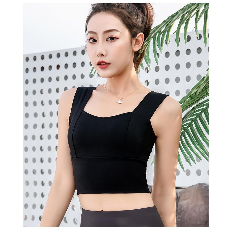 ĐỒ TẬP GYM,YOGA NỮ -ÁO BRA CROPOP XỊN SÒ