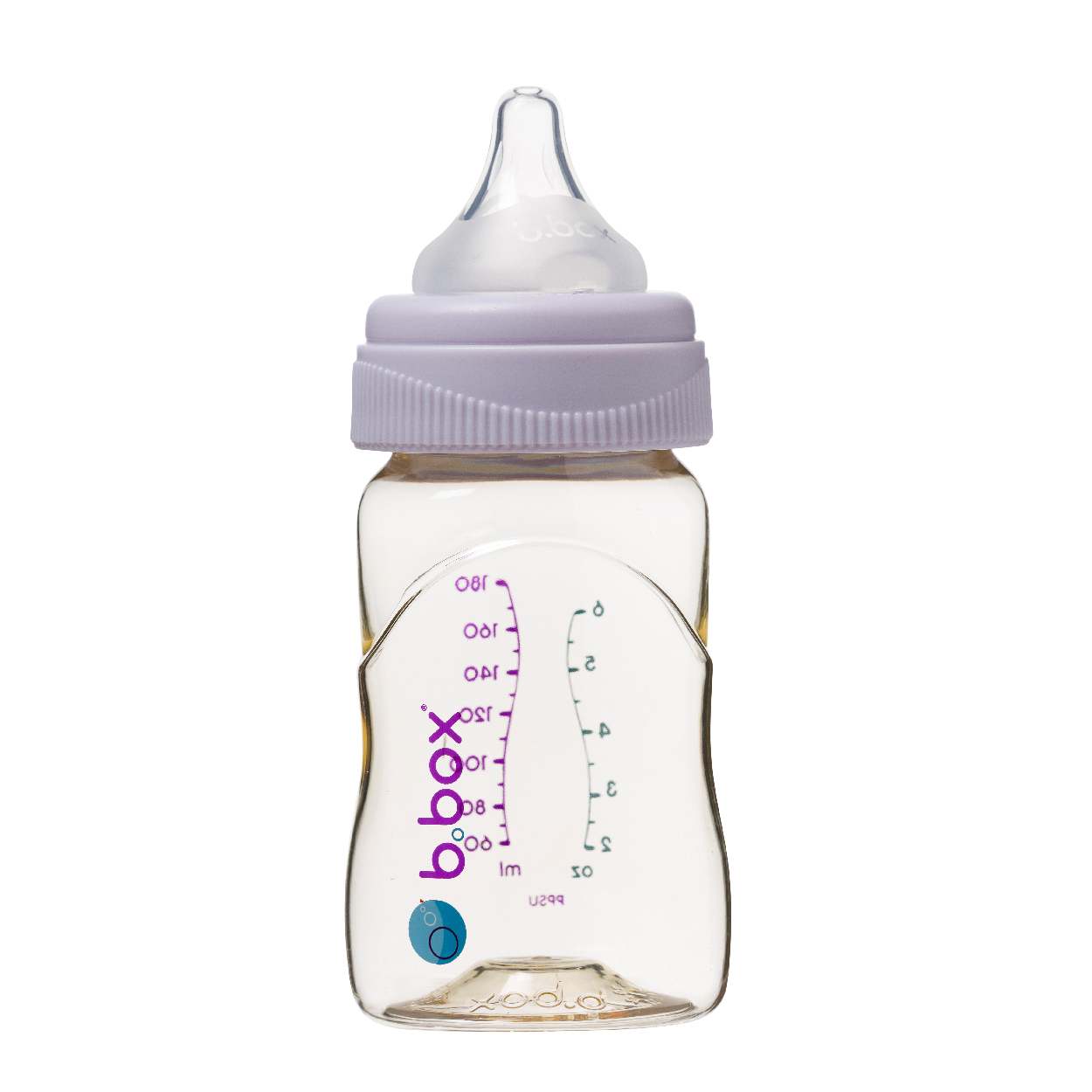 B.box Bình sữa PPSU cho bé - Tím Pastel