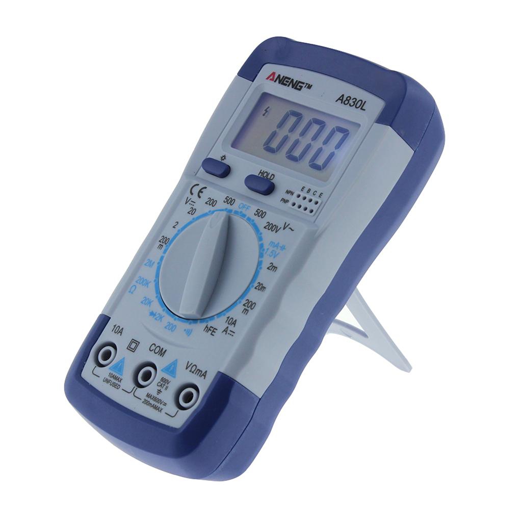 Digital Multimeter Voltmeter Ammeter Ohmmeter AC DC Tester Meter Handheld