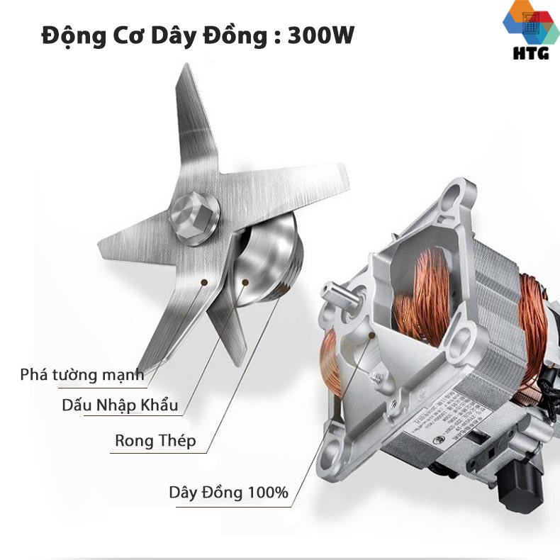 Máy xay nghiền bột gia đình ZZUOM MV-M601, Xay Mịn Cà Phê, Ngũ Cốc, Gia Vị, Dược Liệu Công Suất 300W Mạnh Mẽ, Hàng Chính Hãng