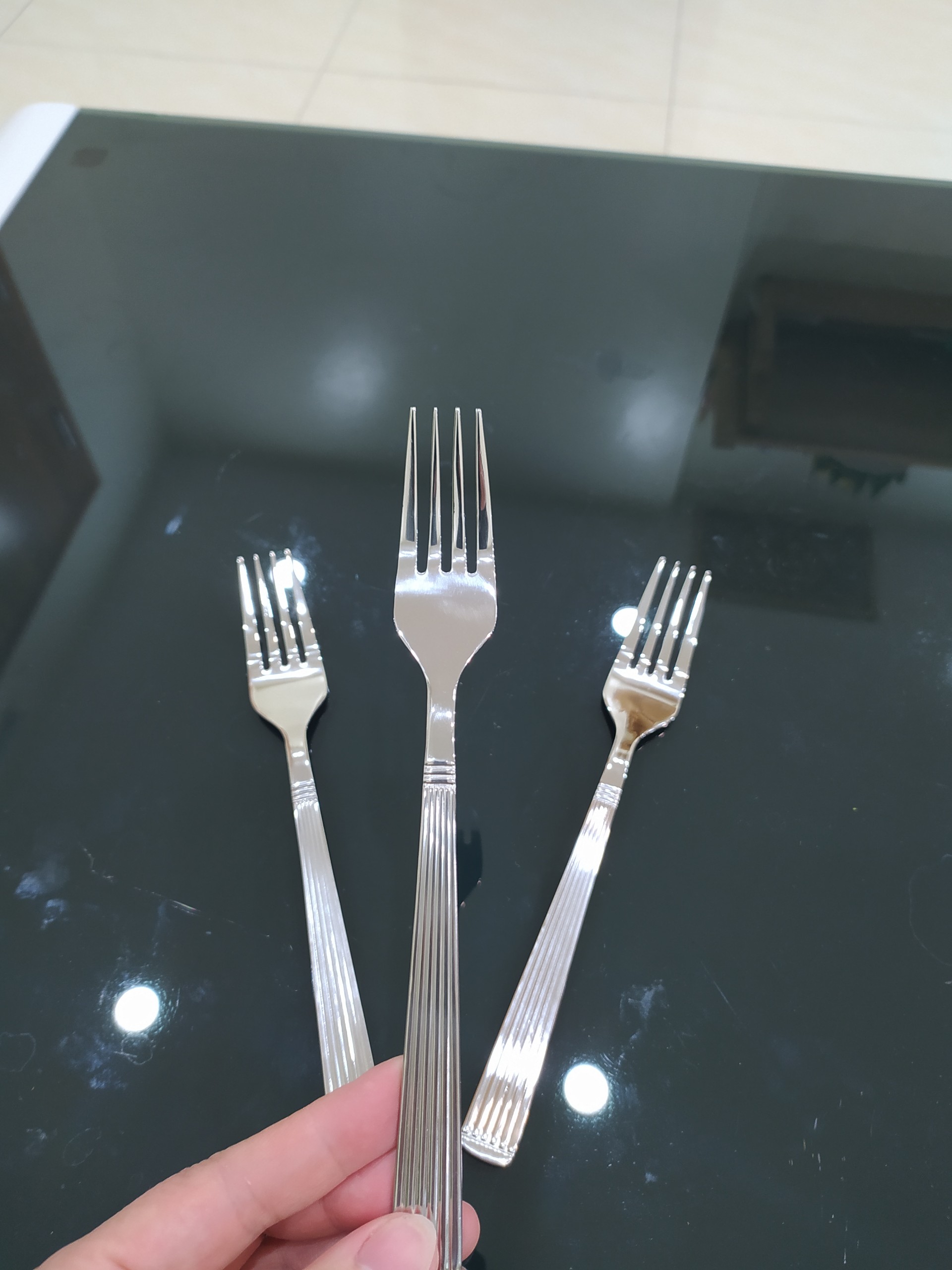 Dĩa Bằng Thép Không Gỉ Cao Cấp (cam kết hàng loại 1)