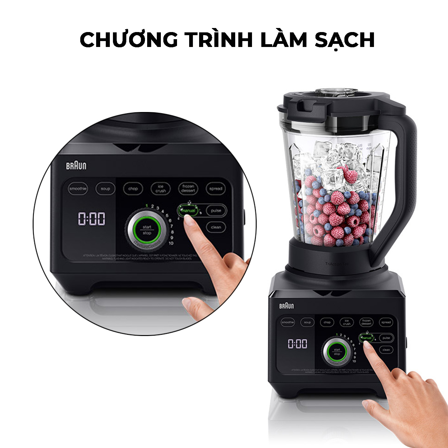 Máy xay sinh tố Braun JB9040BK-Hàng chính hãng