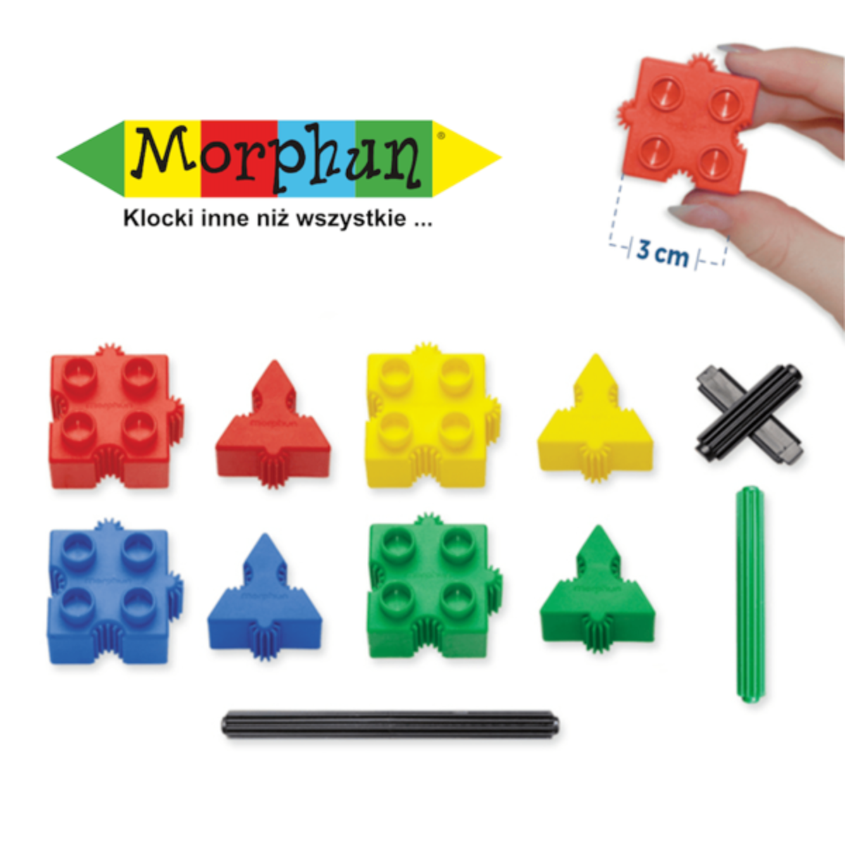 Đồ chơi lắp ráp 24 mô hình động vật 252 pcs MORPHUN MP24700