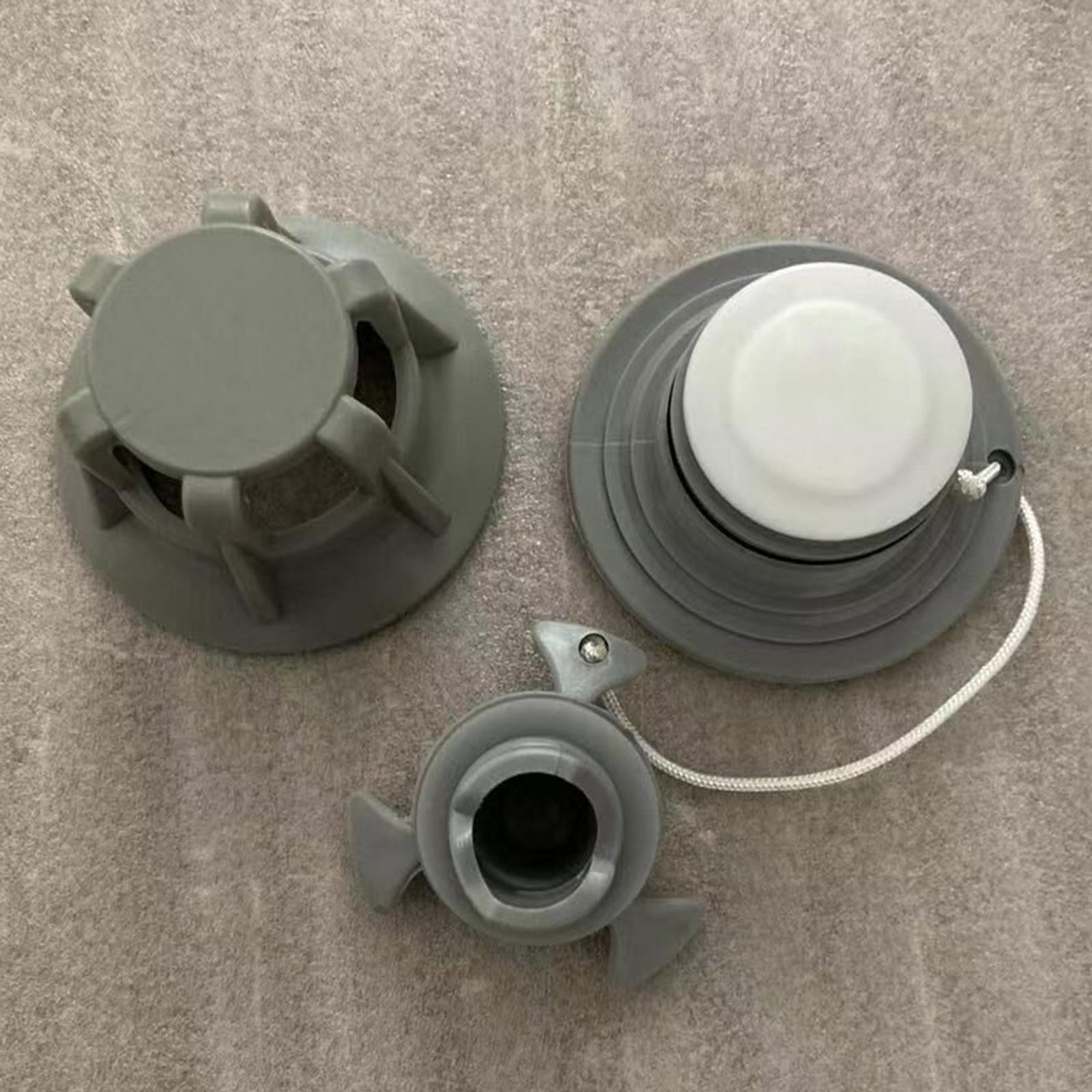 2 Pack Universal Air Valve Adaptor Inflatable Boat Tender Raft Dinghy Kayak Canoe Replacement Parts