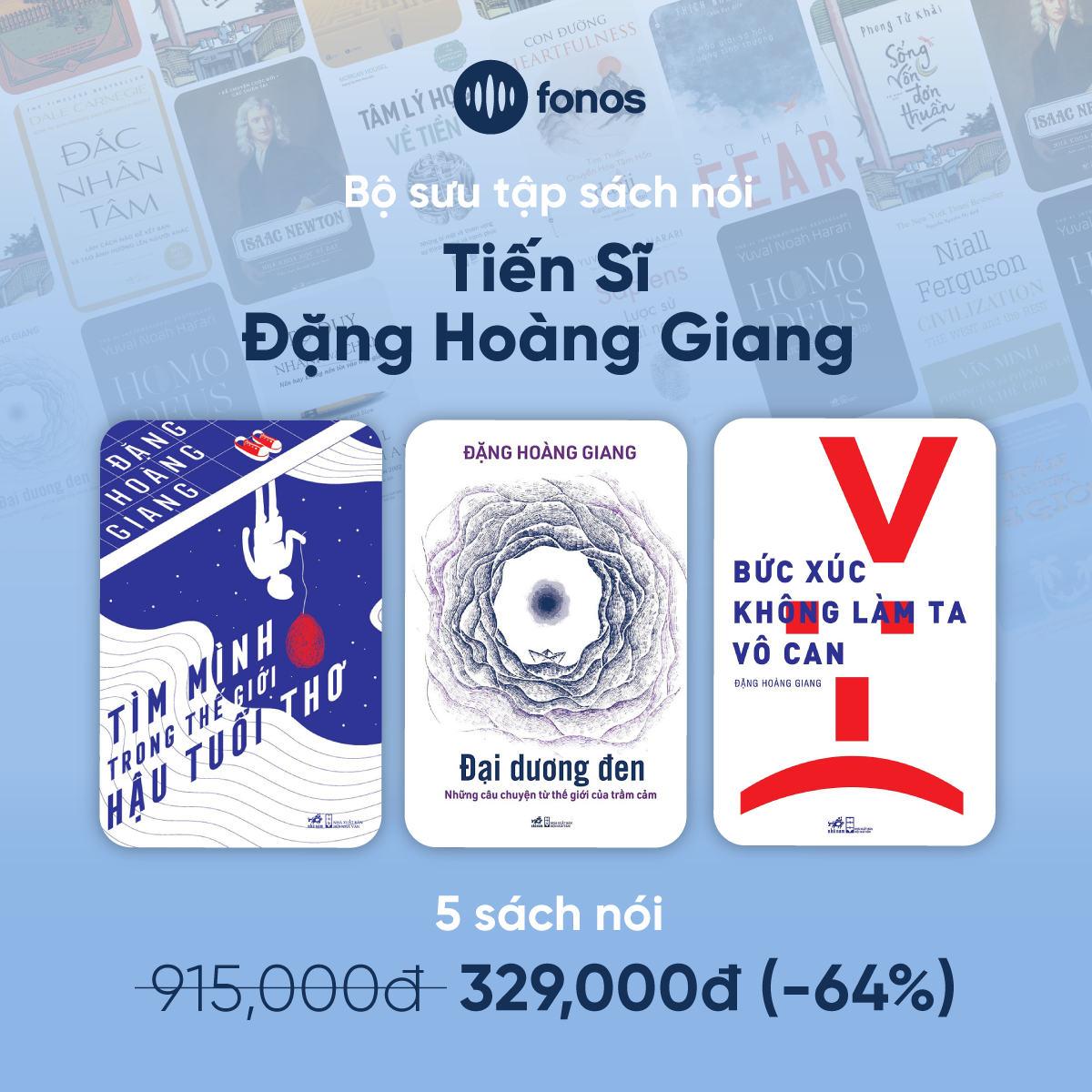 Sách nói: Bộ sách Tiến Sĩ Đặng Hoàng Giang