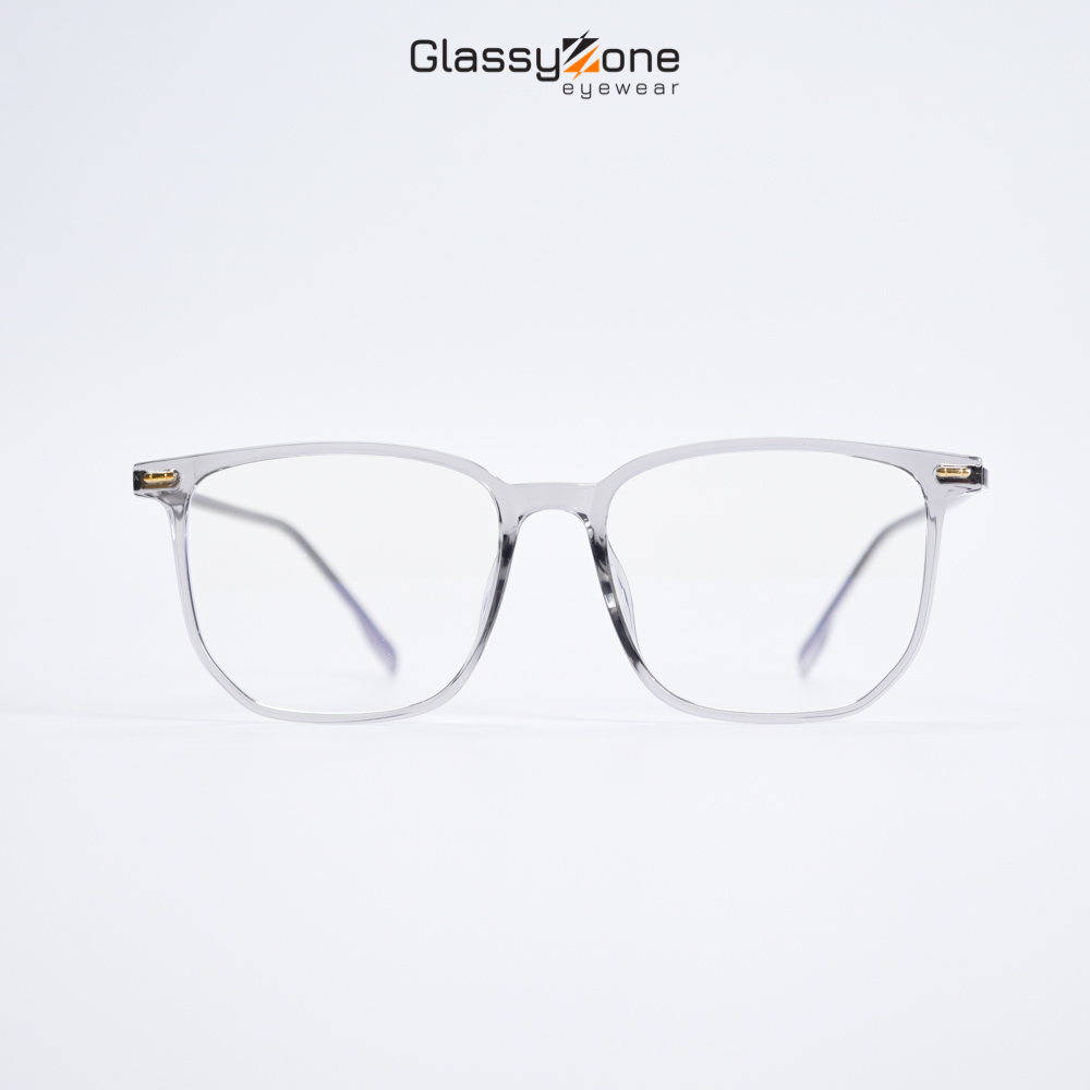 Gọng kính cận, Mắt kính giả cận nhựa dẻo Form vuông Nam Nữ Horace - GlassyZone