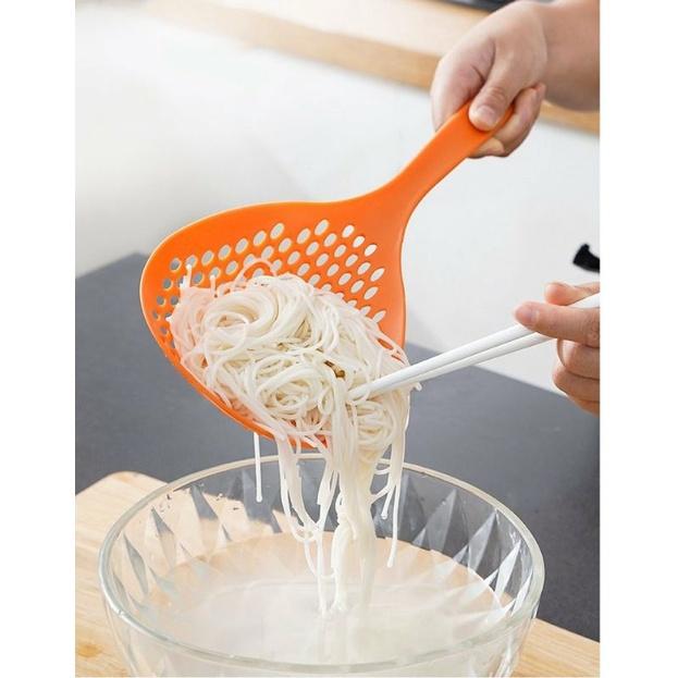 Vá vớt mì phở bún miến, muôi vớt đồ ăn, rau củ dạng lưới cỡ lớn