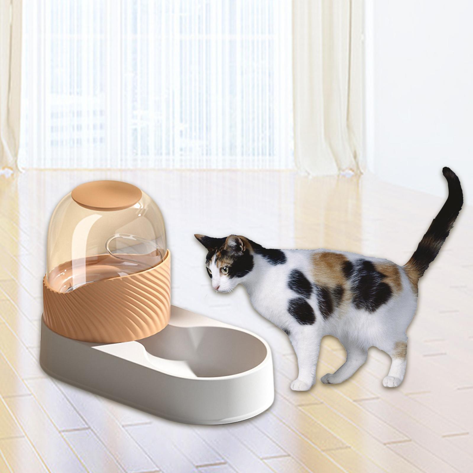 AUTOMATIC PETS FOOD DISPENSER DOG CAT FEEDER WATERER  BOWL DRINKING