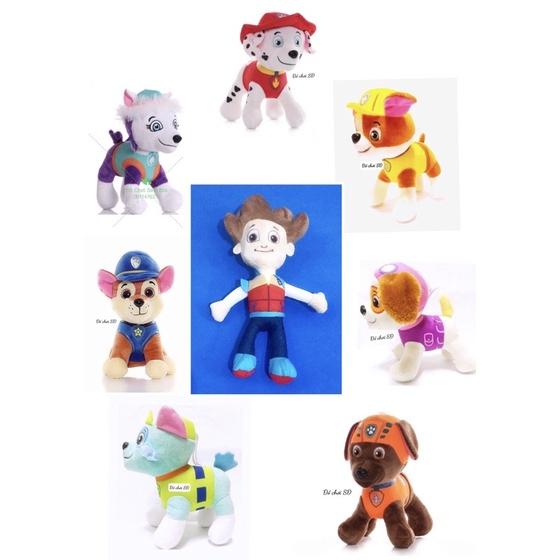 Thú bông đội chó cứu hộ 20 cm - xanh lá