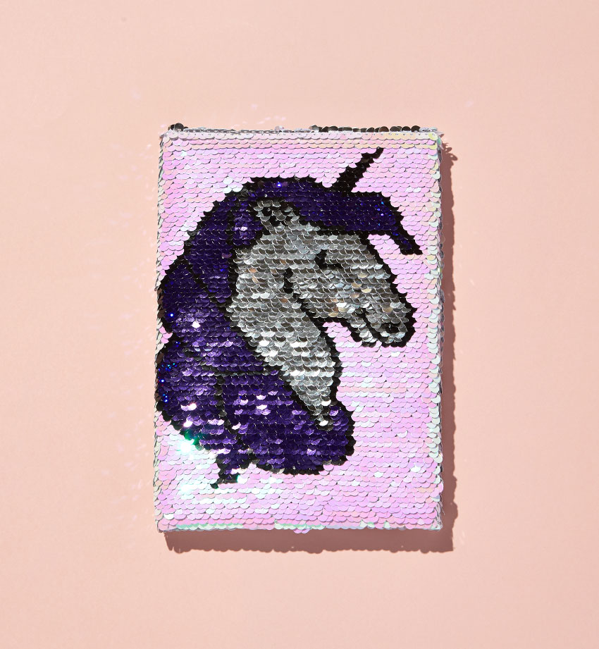 SỔ SEQUIN HÌNH UNICORN