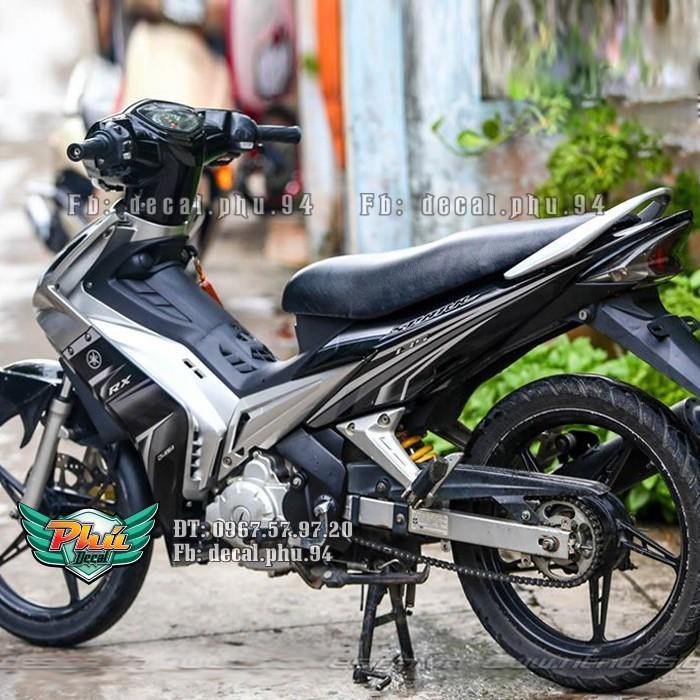 Tem rời Exciter 2006-2010 đen bạc
