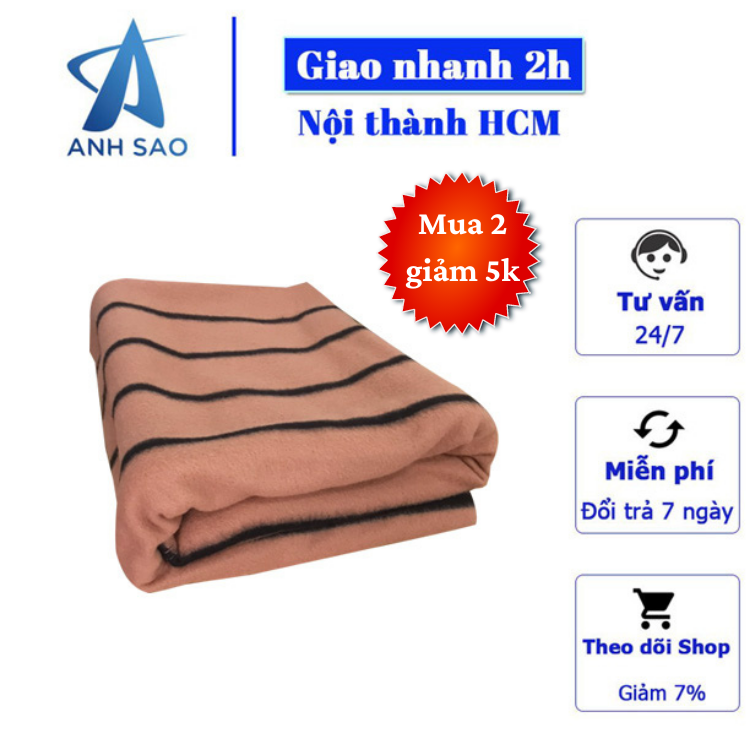 Mền nỉ, chăn nỉ mỏng ấm áp 1m6 x 2m cao cấp A thích hợp dùng đắp văn phòng, điều hòa