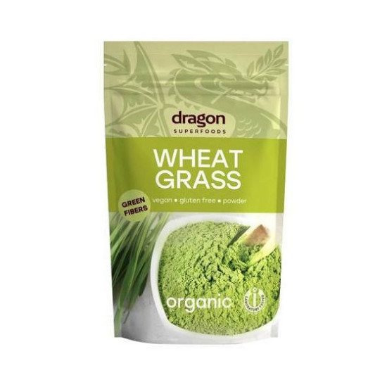 Bột cỏ lúa mì hữu cơ Dragon superfoods 150gr Wheat grass Dragon superfoods 150gr