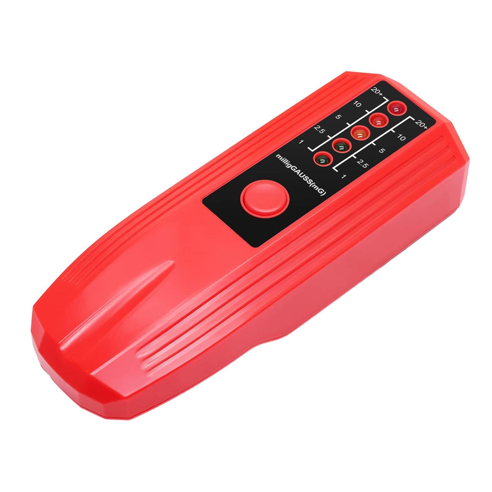 EMF Tester Testing Tool Portable Digital EMF Monitor with LED Indicator Light for Household Measuring Equipment Office Electromagnetic Field