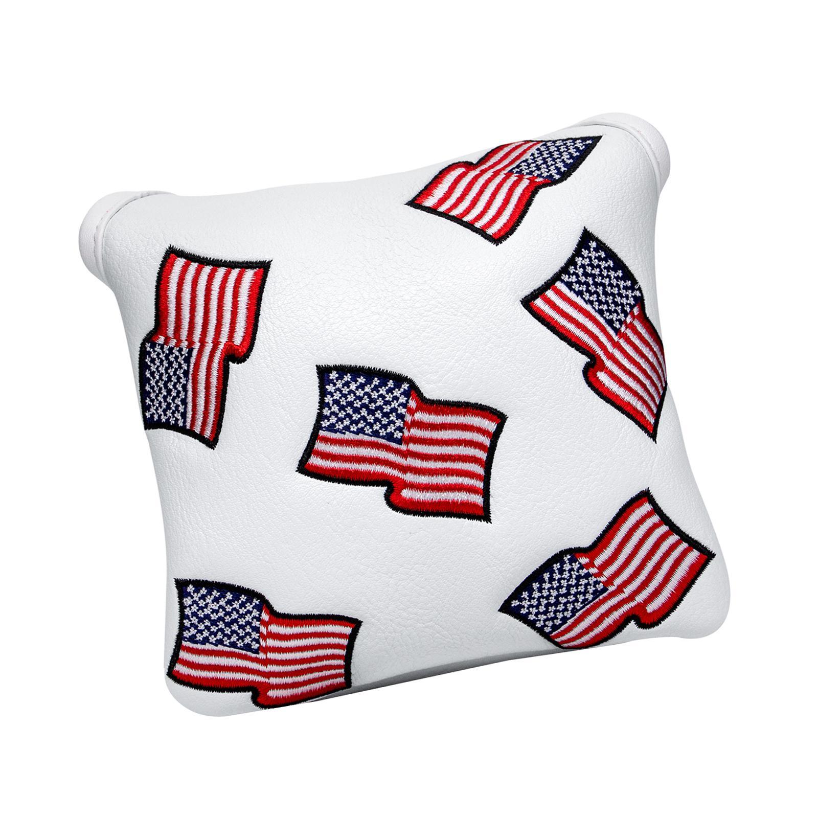 Golf Putter Head Cover Closure Artificial Leather Golf Center Shaft Putter Cover for Most Putter