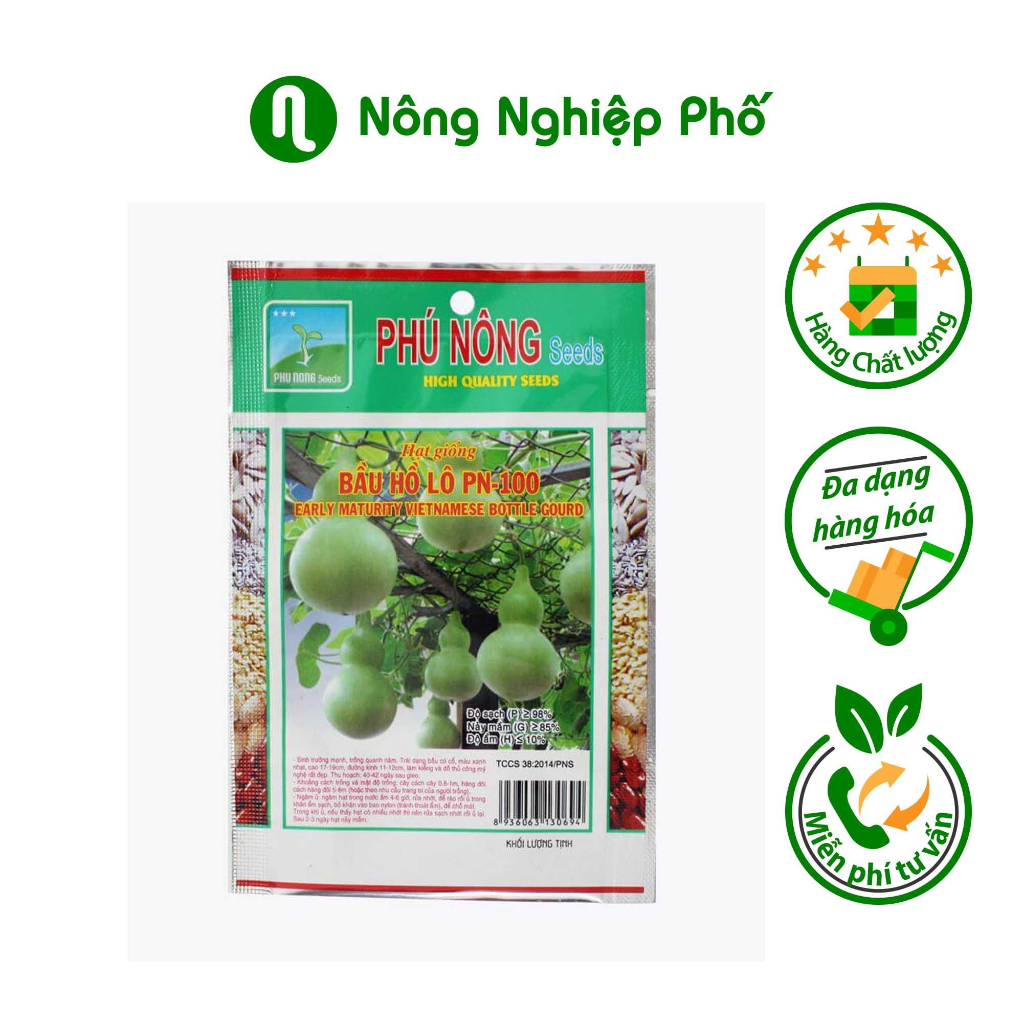 Hạt Giống Bầu Hồ Lô Phú Nông