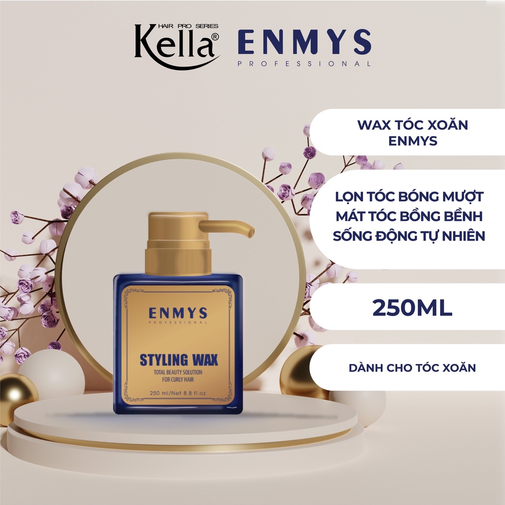 Wax tạo kiểu tóc xoăn Enmys Styling Wax (Chai 250ml)