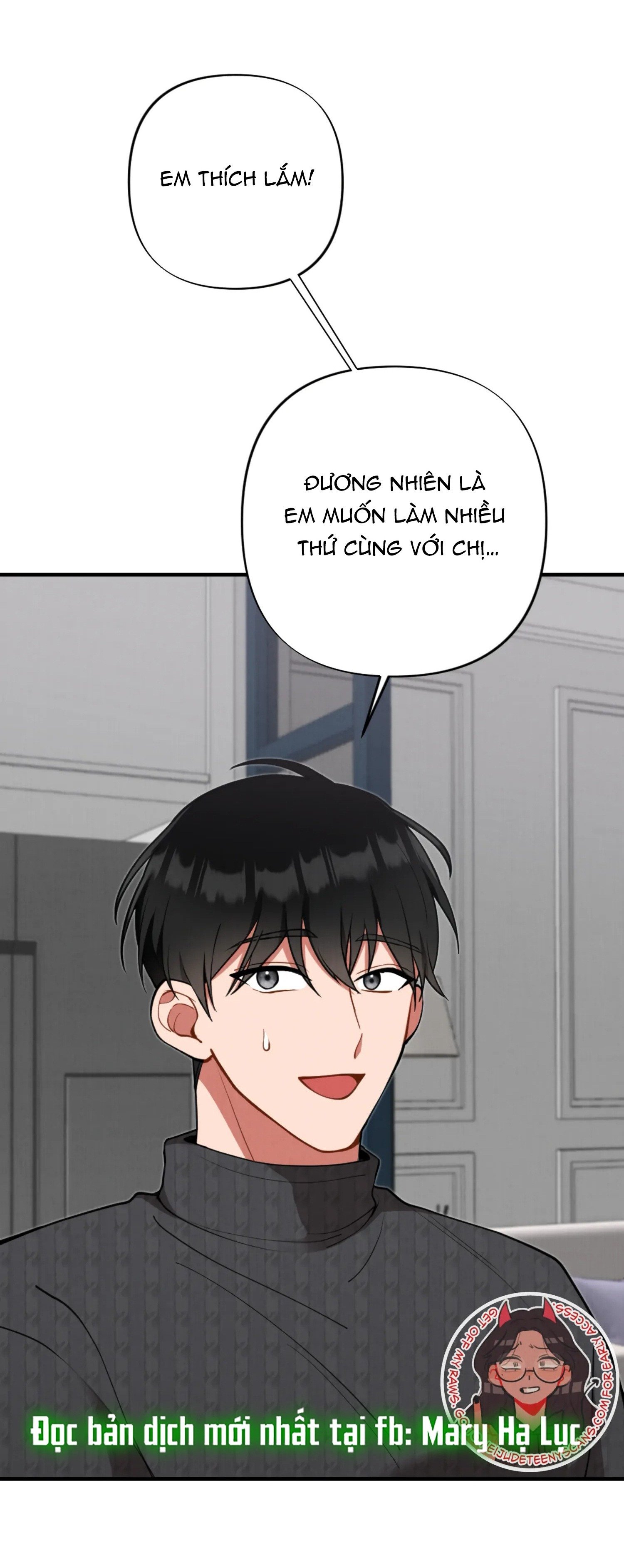 [18+] bạn của em trai không thể to như vậy! chapter 12.2 47