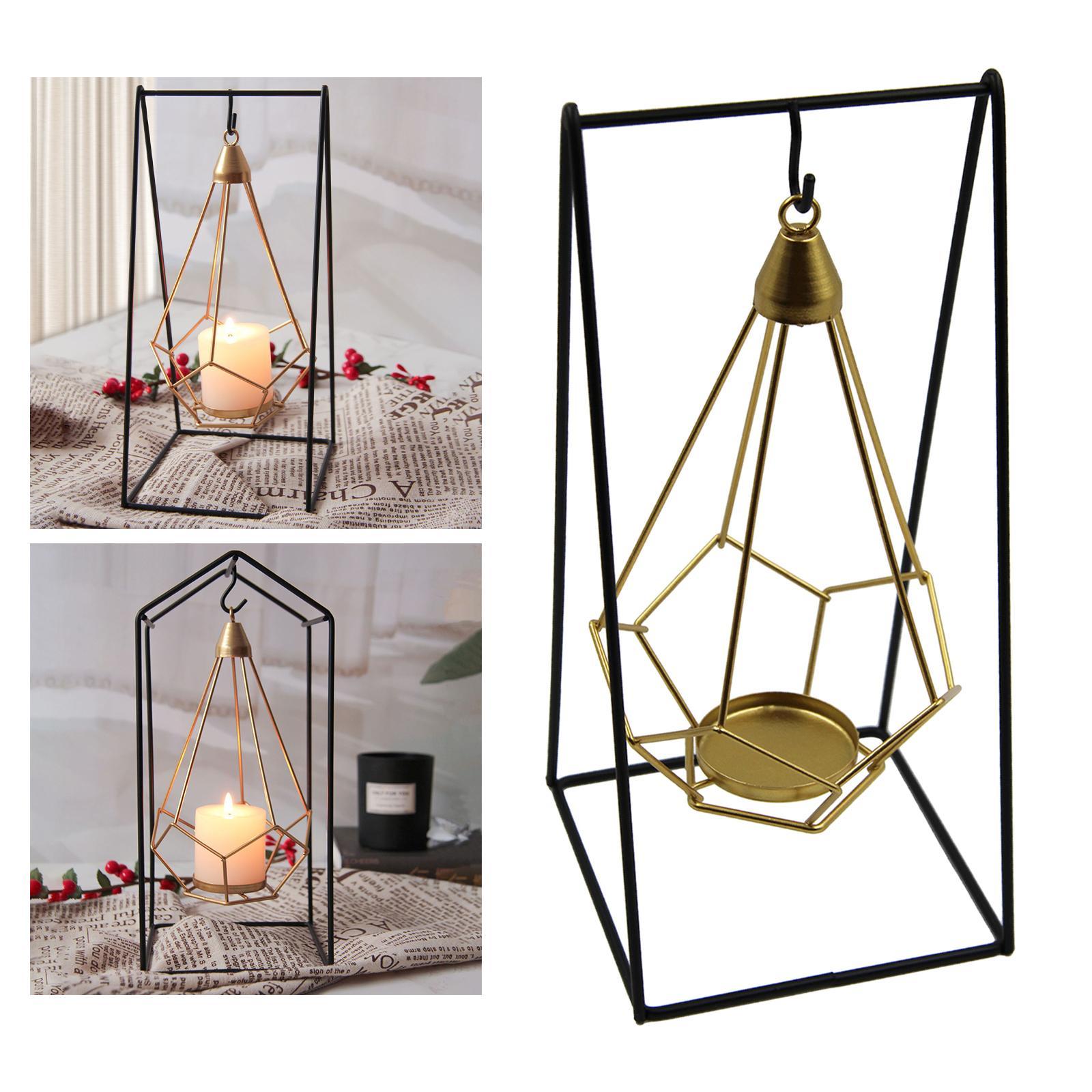 Candlestick Tealight Geometric Hanging Decoration for Home Farmhouse Parties