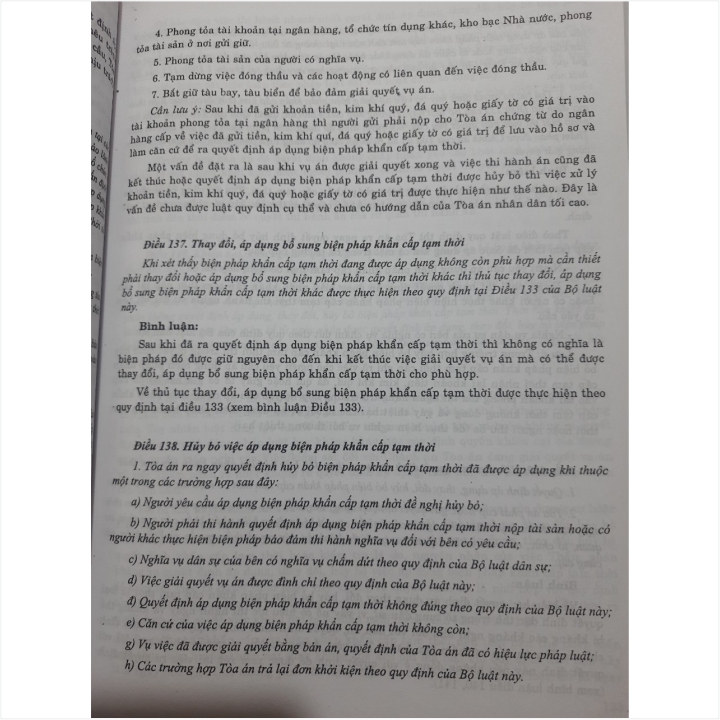 Bình Luận Khoa Học Bộ Luật Tố Tụng Dân Sự Năm 2015 - Luật gia Nguyễn Ngọc Điệp (Dành cho thẩm phán, hội thẩm, thẩm tra viên, kiểm sát viên, luật sư và các học viên tư pháp) - V1054P