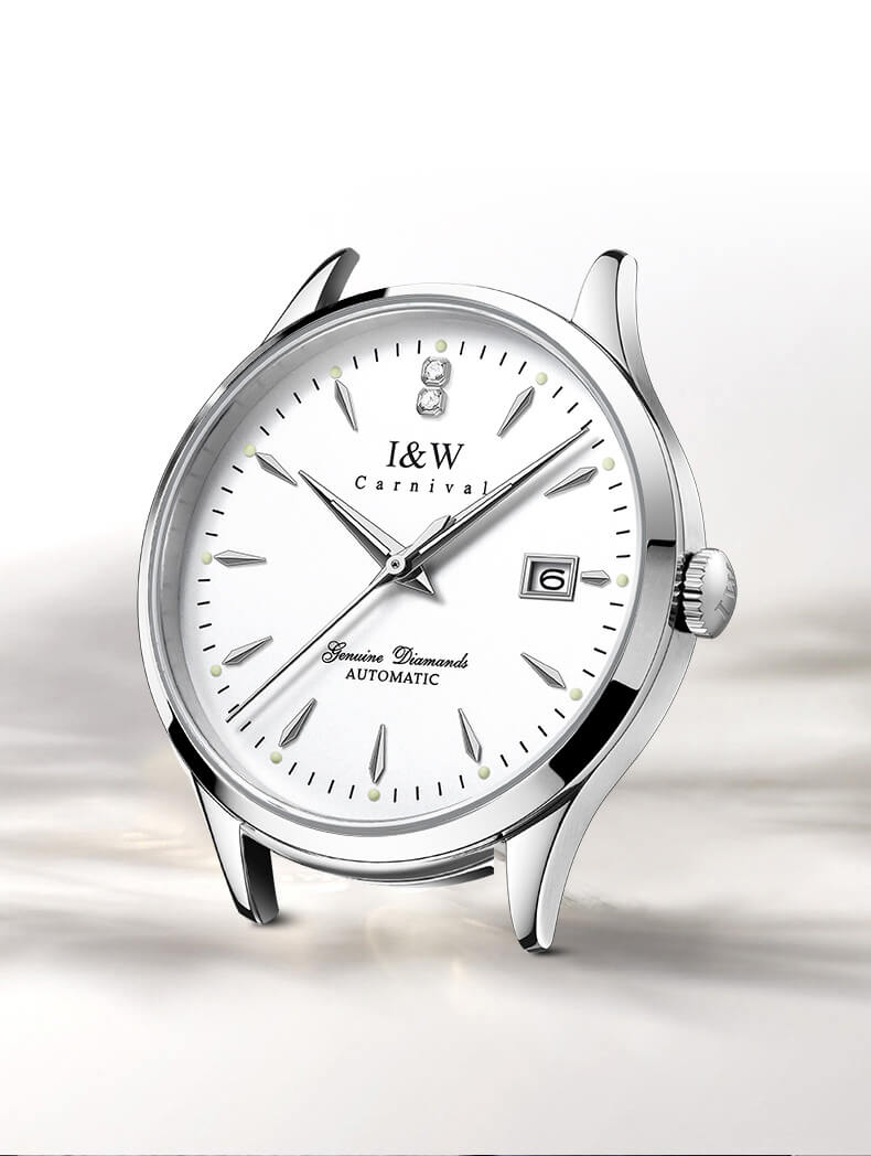 Đồng hồ nam chính hãng IW Carnival  IW731G-3 ,kính sapphire,chống xước,chống nước 50m,Bh 24 tháng,máy cơ (automatic)