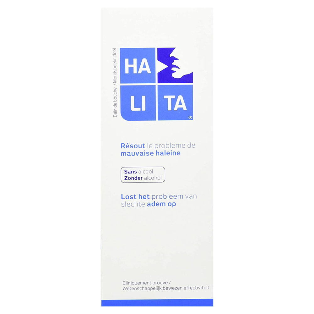 Halita Mouthwash Chai 500ml - Nước súc miệng Halita ức chế tác nhân gây hôi miệng, cho hơi thở thơm mát