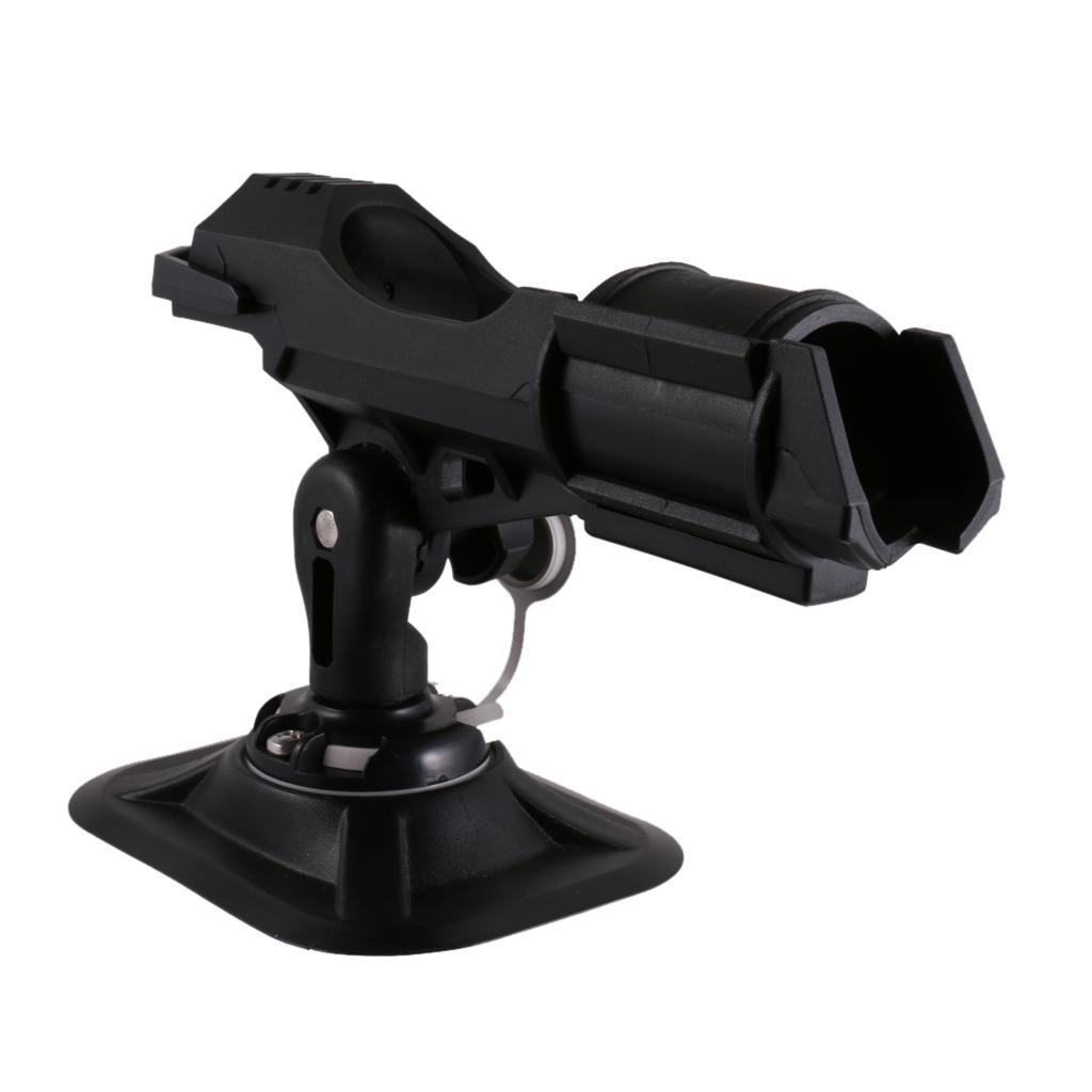 360° Adjustable Kayak Fishing Boat Rail Side Flush Mount Rod Holder Rest Kit
