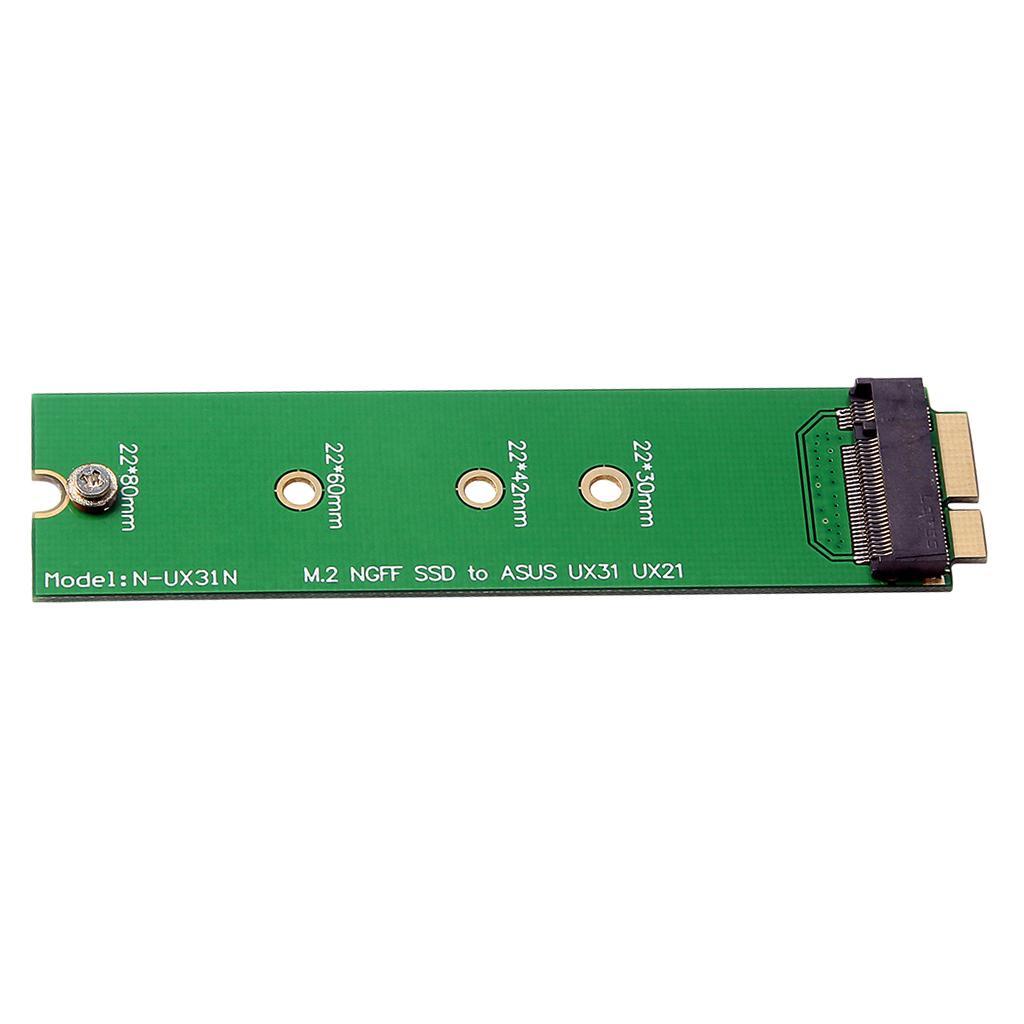 N-UX31N M.2 NGFF SSD to 6+12Pin Adapter Card ASUS UX31 UX21 Laptop