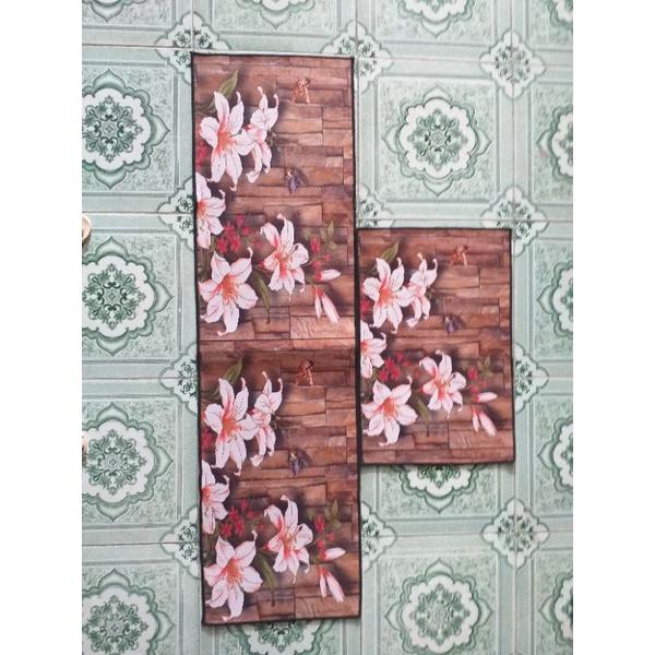 Thảm Bếp Bộ Đôi - Lót Chân Chống Trượt - SET 2 CÁI ĐẾ DÀY HÀNG CAO CẤP