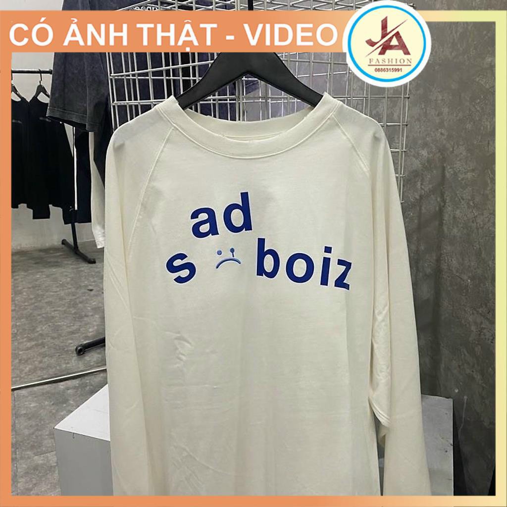 Áo sad boiz ripped signature long sleeve Áo thun tay dài sadboiz RIPPED SIGNATURE chất cotton, Áo Thun Tay Dài Cá Tính SADBOIZ RIPPED SIGNATURE LONG SLEEVE , Sweater Nam Nữ Unisex Form Rộng