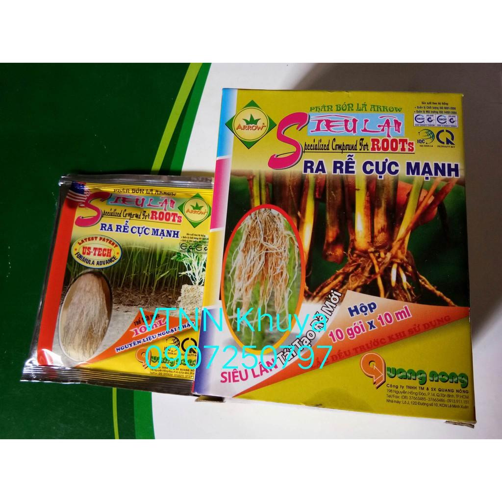 Phân bón lá Siêu lân ra rễ cực mạnh Roots 10ml
