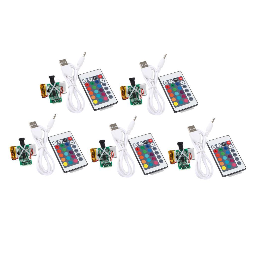 5Pcs 16 Colors USB Touch Printing Moon Light Lamp
