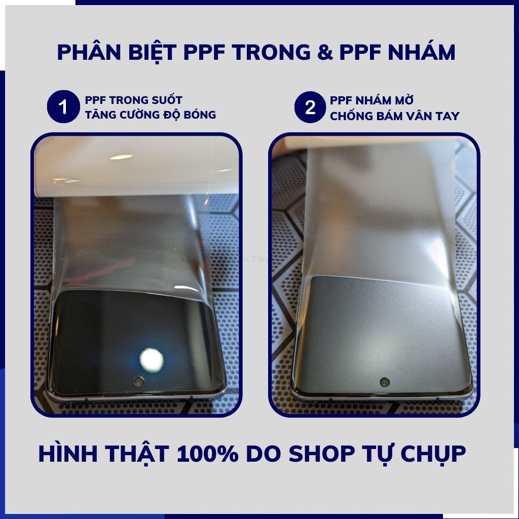 Dán dẻo PPF redmi k60 pro trong suốt hoặc nhám chống bám vân tay bảo vệ điện thoại mua 1 tặng 1 huỳnh tân store