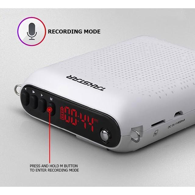 Máy trợ giảng bluetooth TAKSTAR E220,  kèm mic không dây - Hàng Chính Hãng