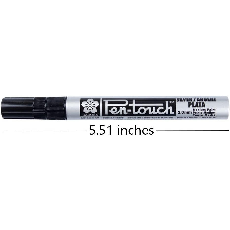 Bút Đánh Dấu Sakura Pentouch Medium 2.0mm 41502 - Màu Bạc