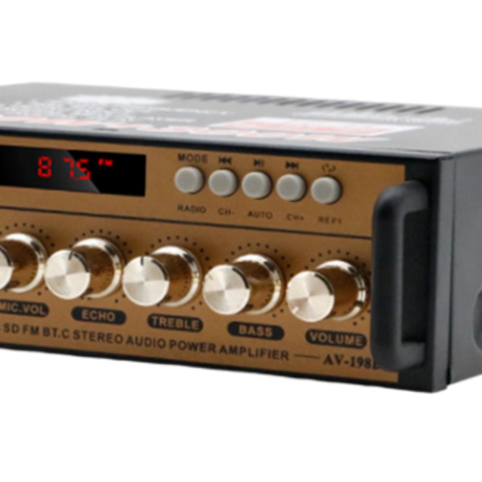 Power Amplifier for Home Stereo Speakers 60W x 2 2.0 Channel HiFi Stereo Amp