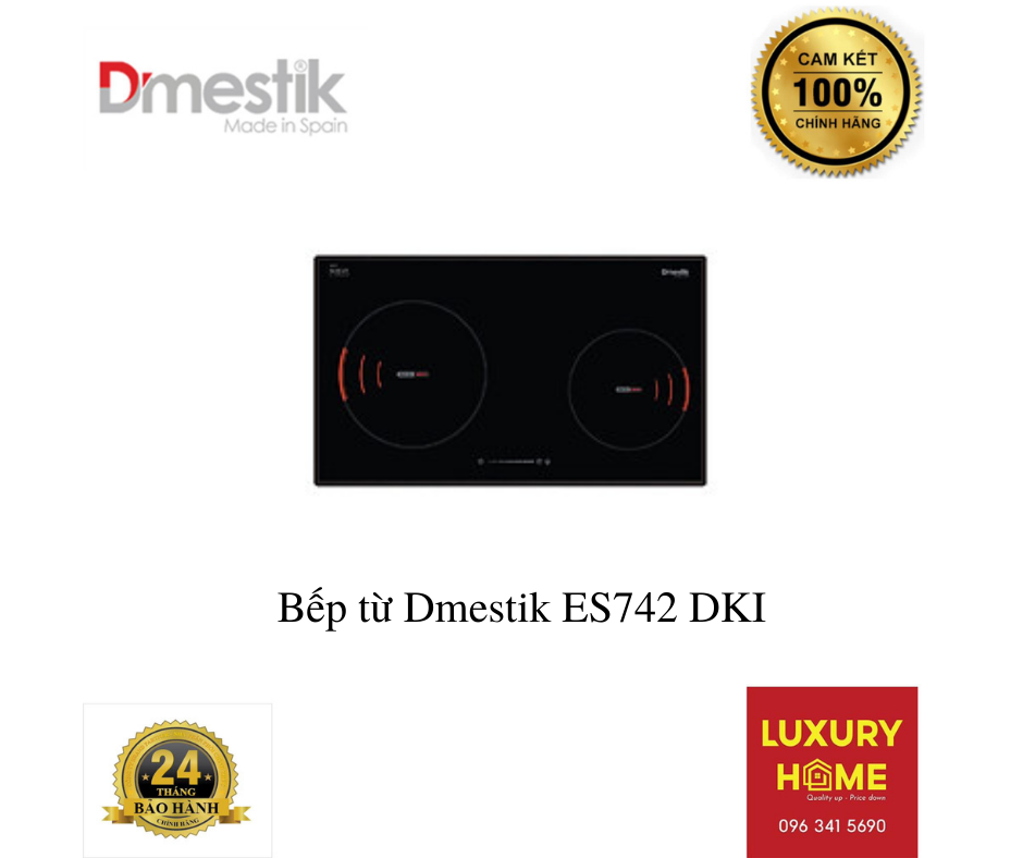 Bếp từ Dmestik ES742 DKI - Hàng Chính Hãng