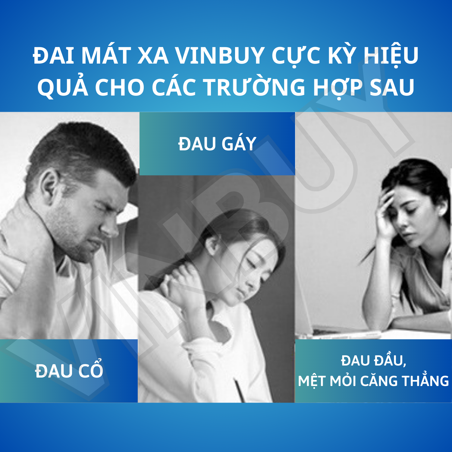 Máy Massage Cổ Vai Gáy Chuyên Sâu - Hỗ Trợ Mát xa Đùi, Chân, Lưng Dưới - Tích Hợp Nhiệt Hồng Ngoại - Tiện Sử Dụng Tại Nhà, Văn Phòng, Du Lịch - Quà Tặng Tuyệt Vời Dành Cho Người Thân - Chính Hãng - VinBuy