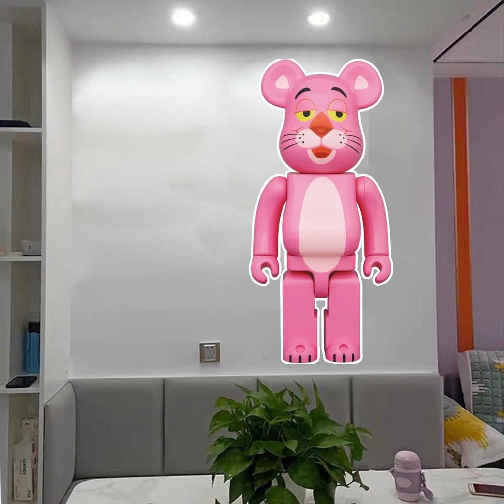 Decal Bearbrick Dán Tường khổ LỚN decor phòng