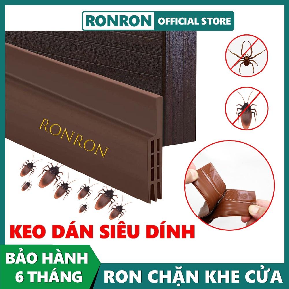 Ron chặn cửa 3 lớp dày 5mm chặn khe cửa, chống côn trùng, khói bụi, tiếng ồn