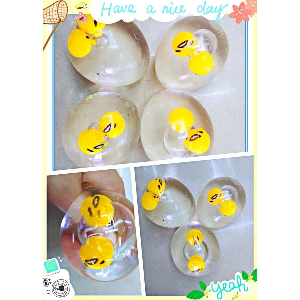 GUDETAMA trút giận trứng biến thái 2 lòng mochi slime squishy