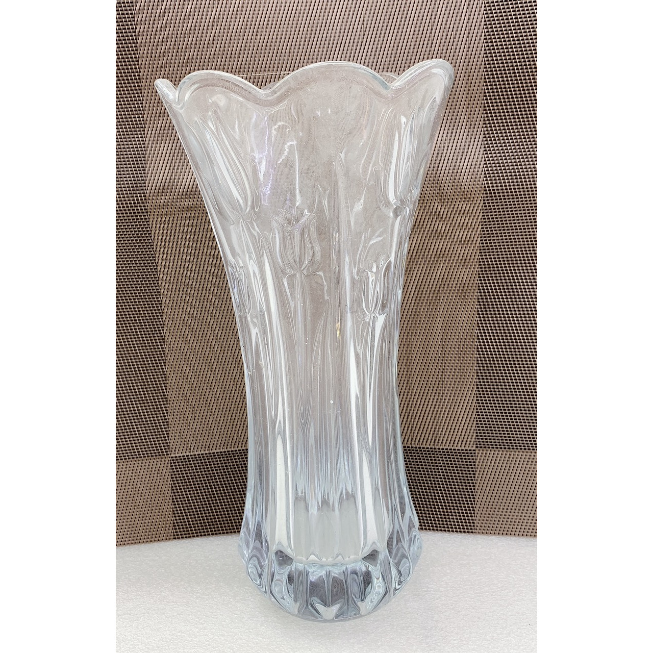 Bình cắm hoa thủy tinh đáy tròn cao 30cm - ANTH504