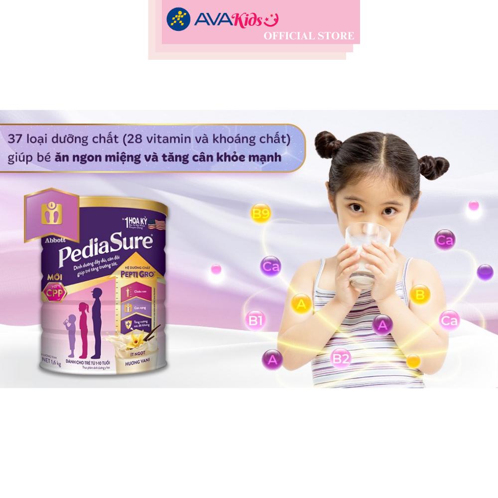 Sữa bột Abbott PediaSure BA hương vani 1.6 kg (1 - 10 tuổi)